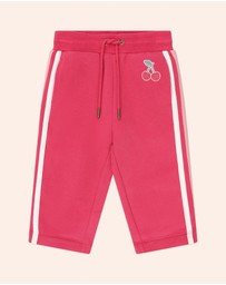 Huxbaby - Cherry Racer Stripe Trackpants - Babies-Kids