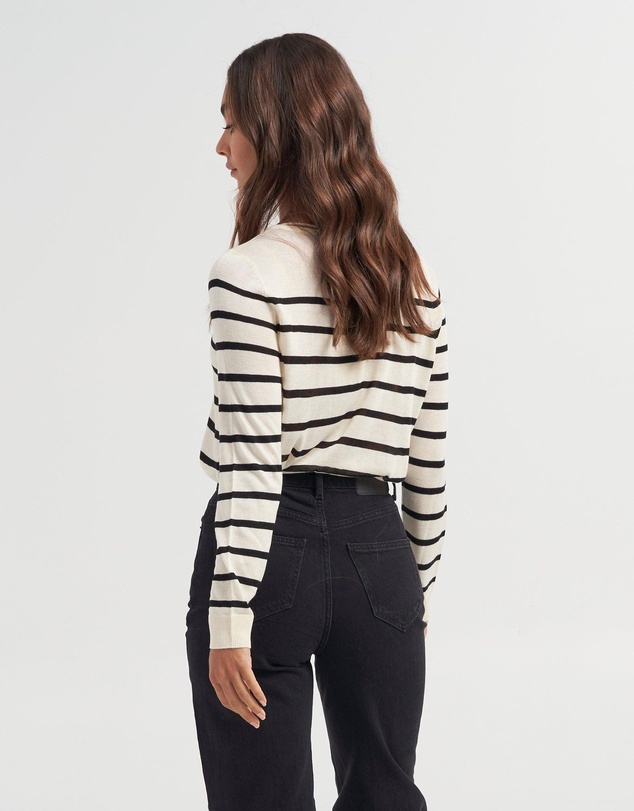 Vero Moda - Nova Long Sleeve Stripe Knit