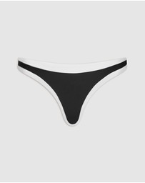 TALA - Contrast Mid Rise Bikini Bottom