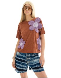 THE TALES - The Tales Crochet Flower Field Tee