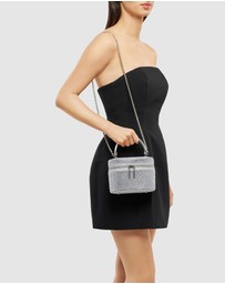 Olga Berg - Beckie Zip Top Crystal Bag