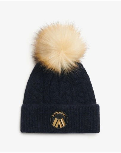 Superdry - Cable Luxe Knit Beanie Hat
