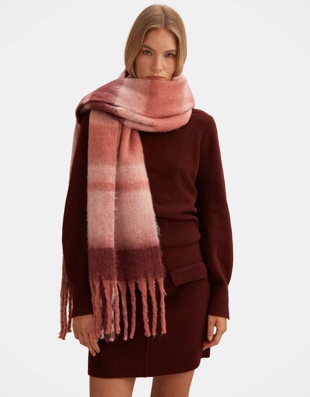 Forever New - Camille Check Brushed Scarf