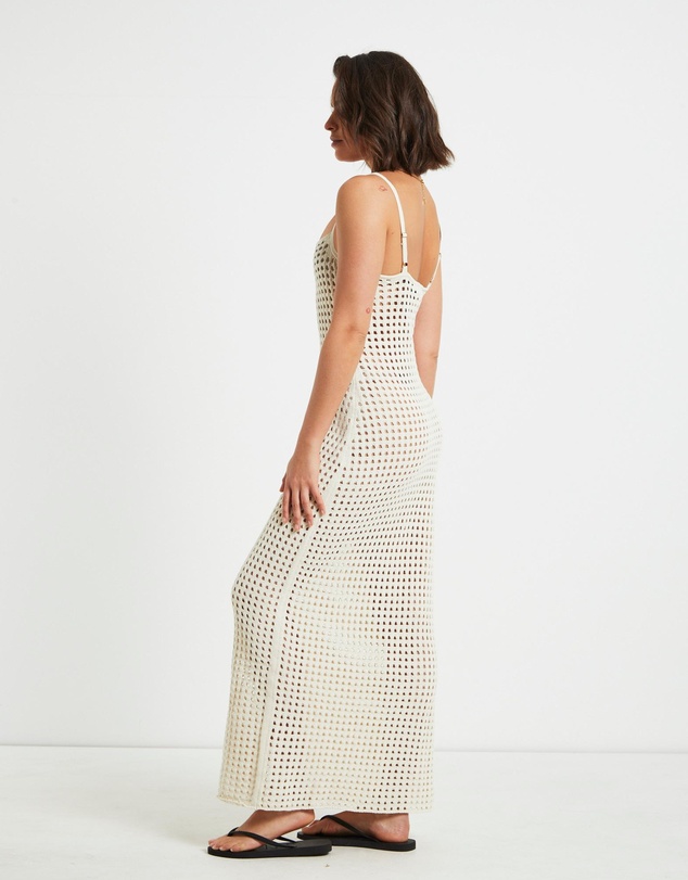 Subtitled - Calypso Crochet Midi Dress