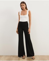Atmos&Here - Gia Square Neck Knit Top