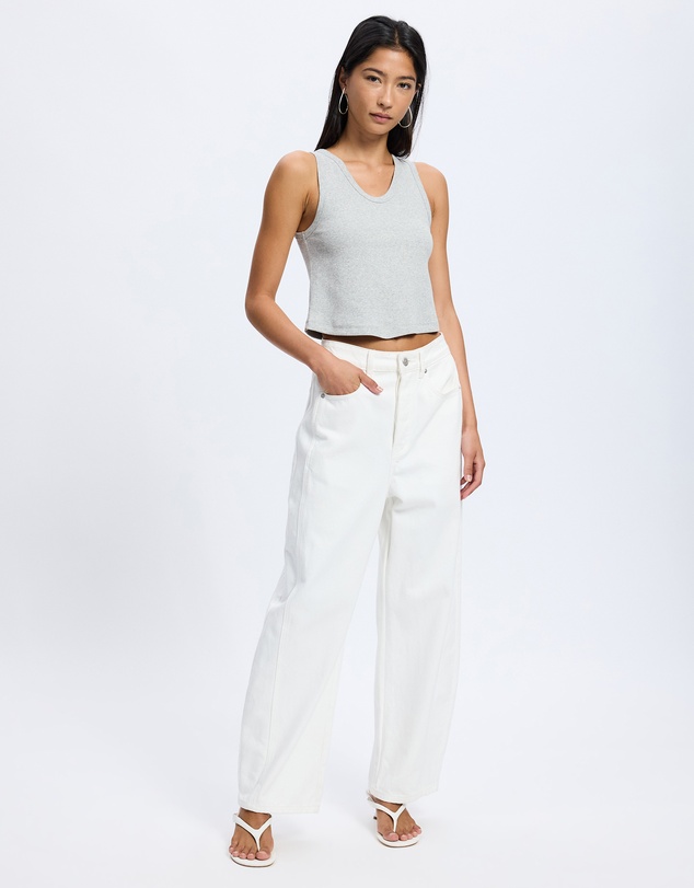 White By FTL - Wendy Rib Tank