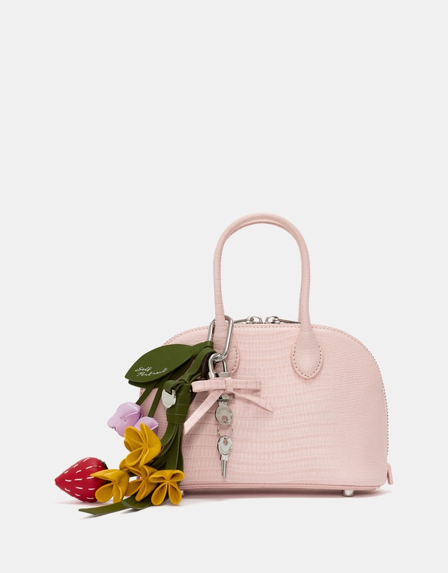 Self Portrait - Lizard Leather Toast Mini Bag