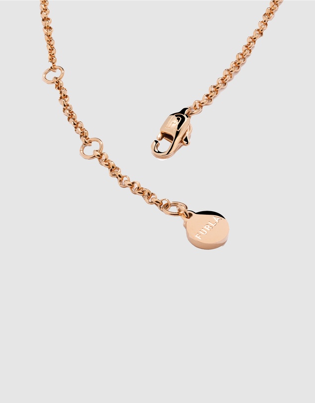 Furla - Furla Stones Rose Gold Tone Necklace
