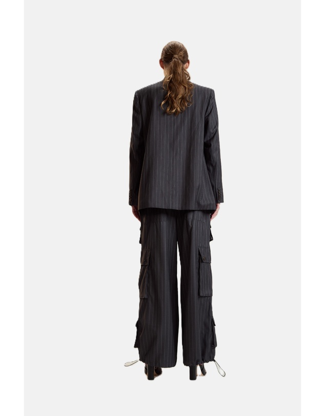 Cynthia Rowley - Pinstripe Oversized Jacket