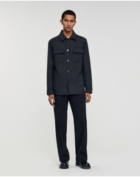 Sandro - Heather Overshirt Jacket