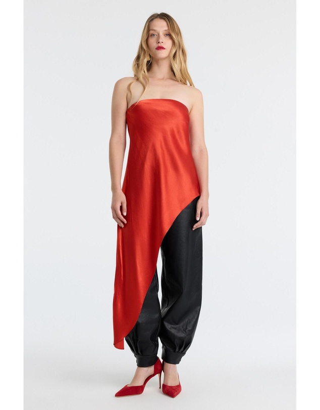 Bardot - Alita Strapless Satin Tunic