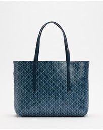 Calvin Klein - Emblem All Over Print Small Tote Bag