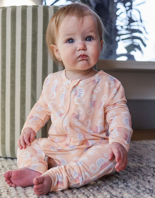 Kynd Baby - Essential Onesie in Seahorse