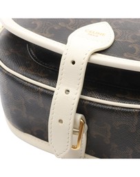 Pre-Loved by Azura Reborn - Pre-Loved Medium Triomphe Coated Canvas Folco Crossbody