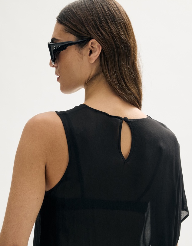 Minima Esenciales - Nila Draped Asymmetrical Top