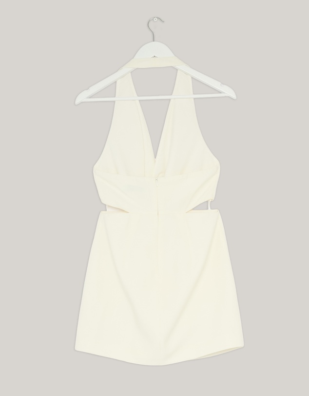 Revibe - Repaired MISHA The Wander Twill Mini Dress - AU 10