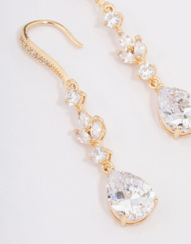 Lovisa - Gold French Pear Drop Earrings