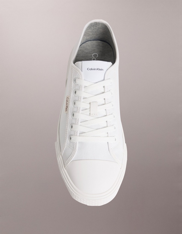 Calvin Klein - Alvaro Cotton Canvas Logo Trainers