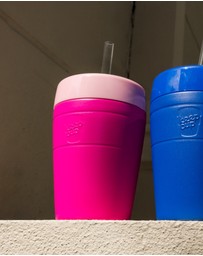 KeepCup - Helix Cold Cup 12oz Reusable Coffee Cup with Straw