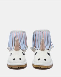 EVERAU - EverAU Ugg Unicorn Kids Plus Cow Suede Upper UGG Boots