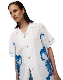 THE TALES - Crouching Tiger Cotton Shirt