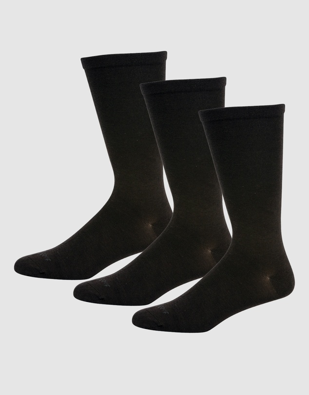 Pussyfoot - 3 Pack Non Tight Cuff Bamboo Crew Socks