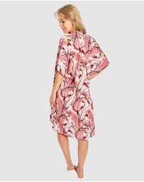 Sant And Abel - Women's Martinique® Pink Banana Leaf Cover Up