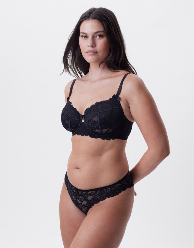 Bras N Things - Bethany Full Cup Underwire Bra - Black