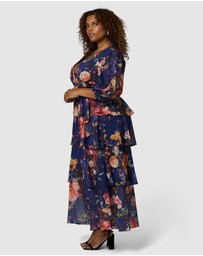 Pink Dusk by Curve Project - Temptress Maxi Dress