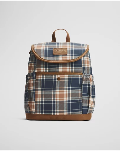 Country Road - Check Spliced Backpack