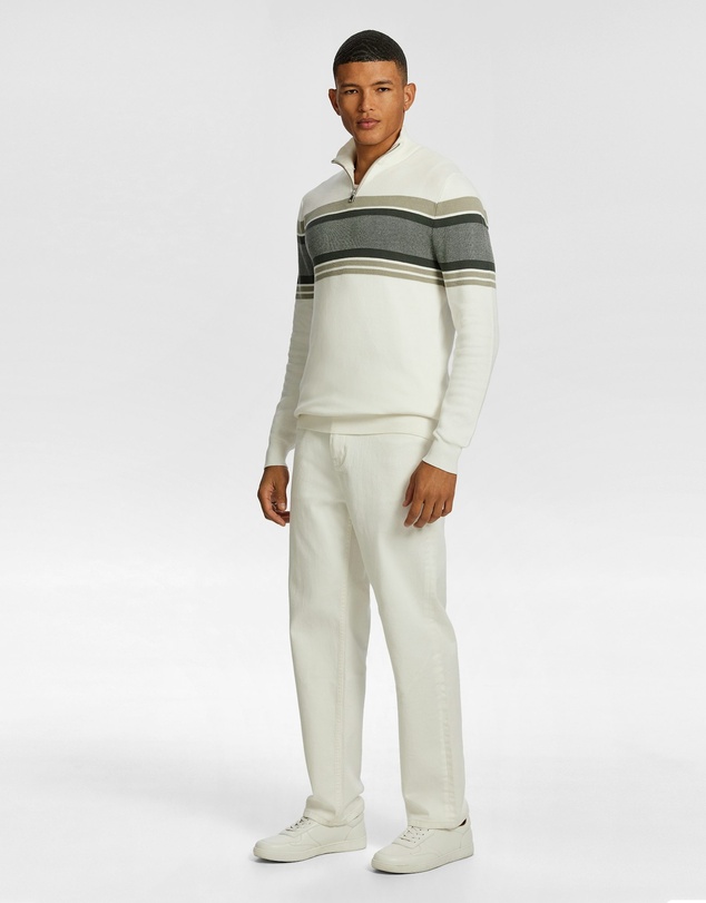 yd. - Brosnon Zip Knit Jumper