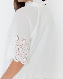 ALEXANDRA - Jolta Blouse White