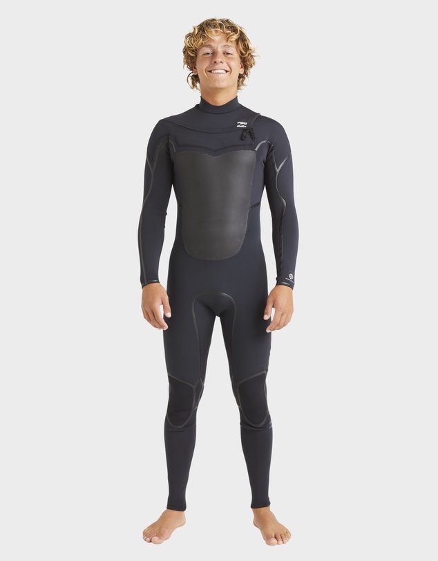 Billabong - Mens 3/2mm Absolute Natural Chest Zip Steamer Wetsuit