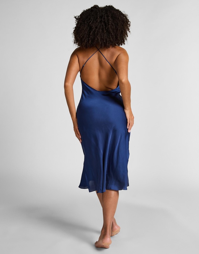 Hunkemoller - Dorothy Satin Lace Midi Slip Dress