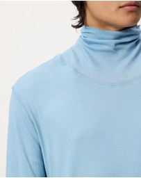 Surrounded By Ghosts - The Atacamite Slim Rib Knit Turtle Neck T-Shirt