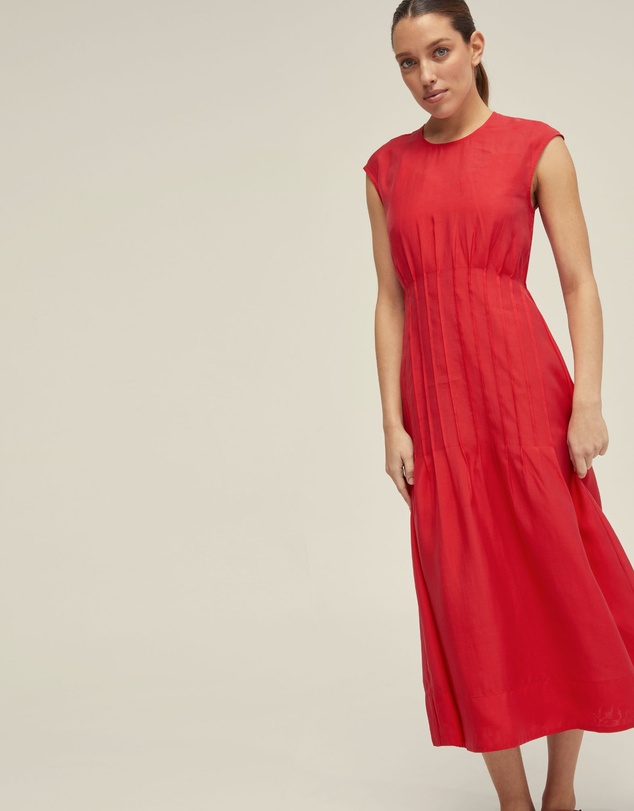 Oxford - Clementine Pin-Tuck Dress