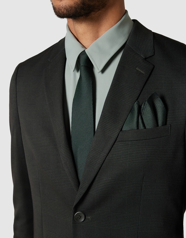 Politix - Silk Textured Two-tone Pocket Square