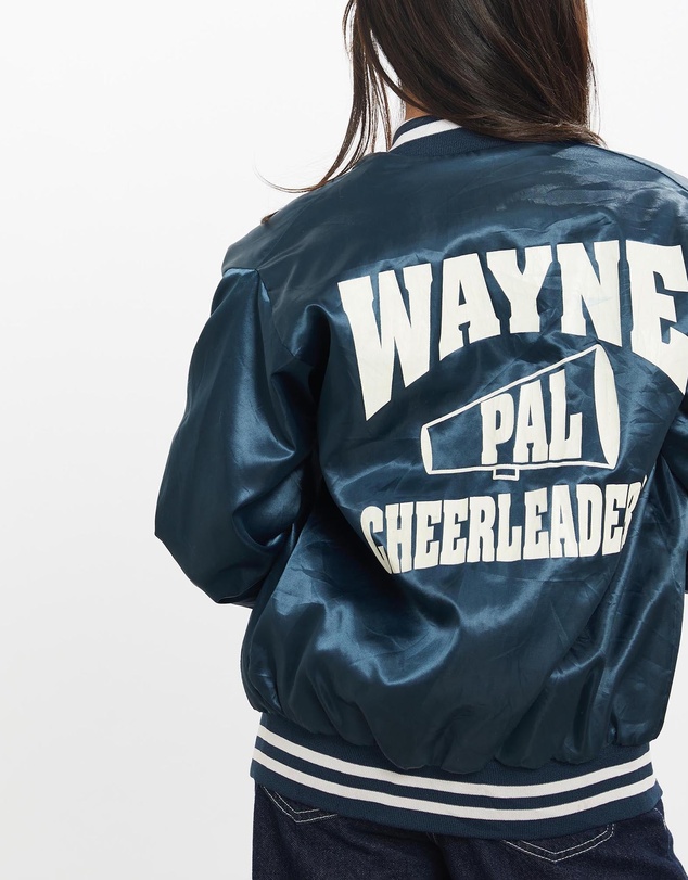 Vintage by The Real Deal - Pre Loved - Vintage 80s Wayne PAL Cheerleader Satin Bomber Jacket