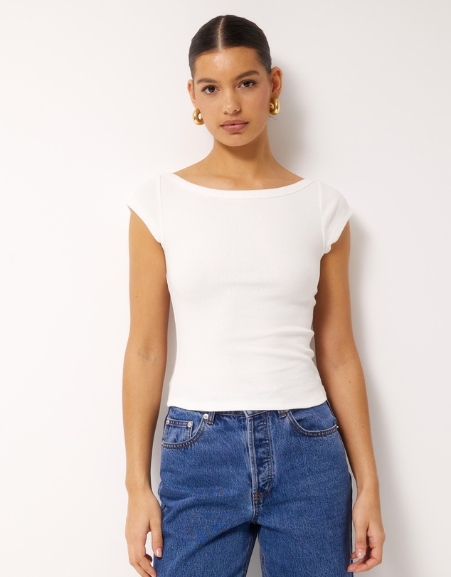 AERE - Lyra Cap Sleeve Tank