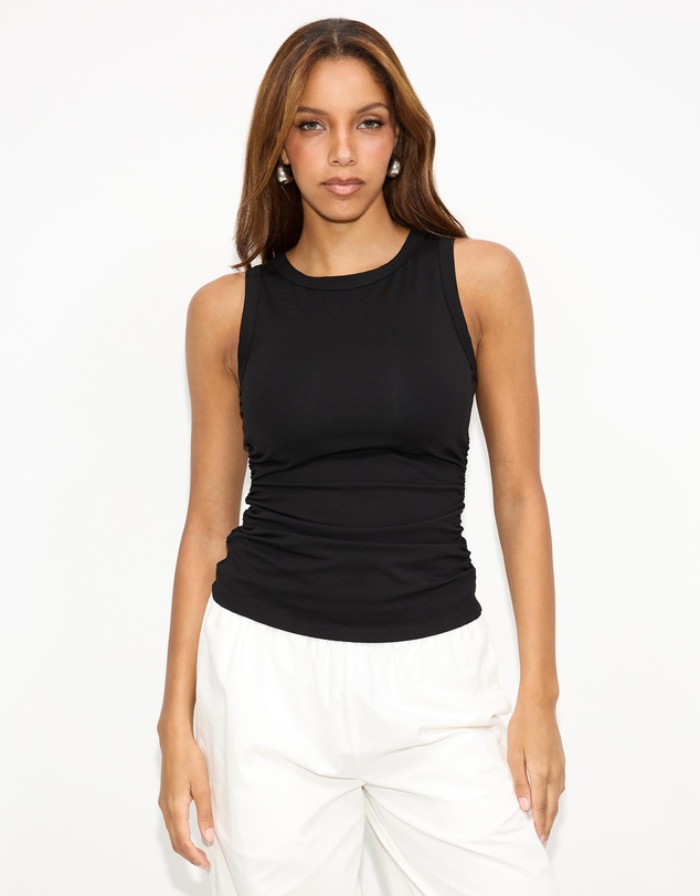 Dazie - Driftwood Cropped Tank Top
