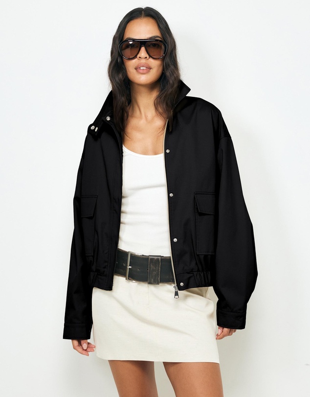 AERE - Ines Funnel Neck Bomber