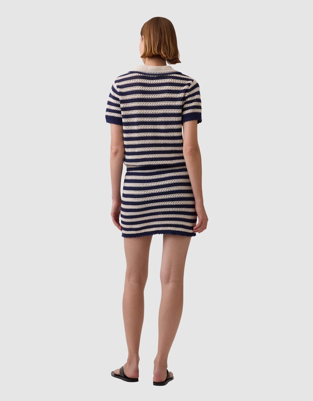 GAP - Stripe Crochet Mini Skort