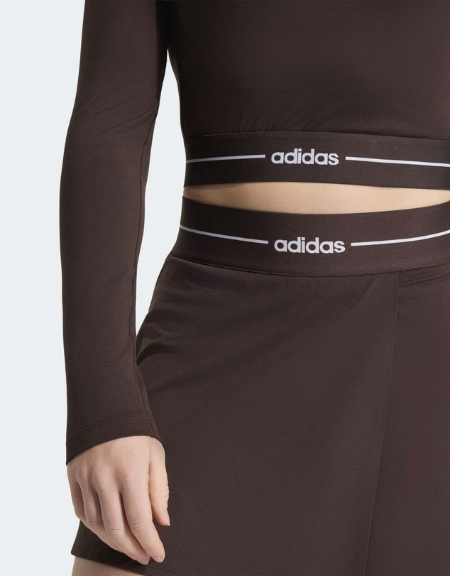 adidas Performance - Hyperglam Cropped Long Sleeve T-Shirt Womens
