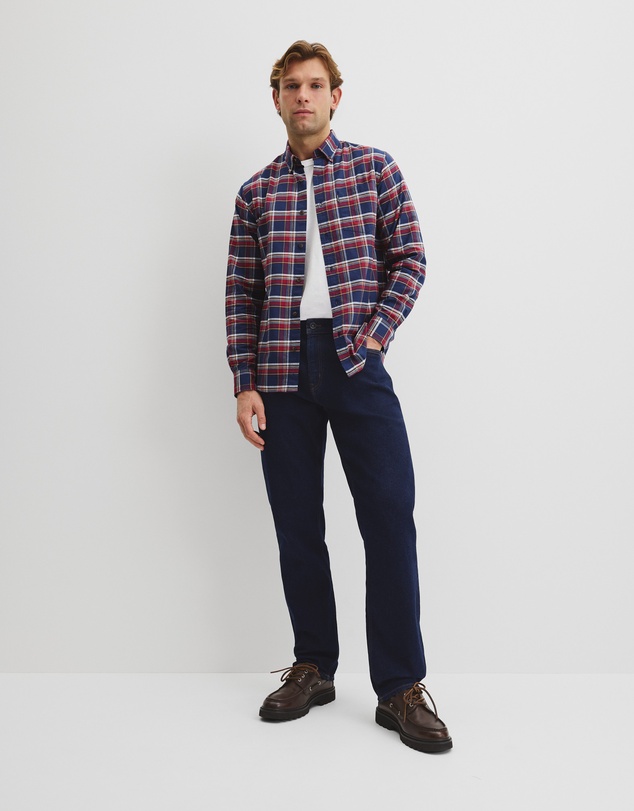 Country Road - Australian Good Earth Cotton Regular Fit Check Shirt