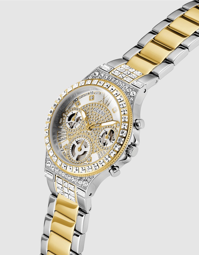 GUESS - Guess Moonlight Ladies 2-Tone Multi-function Watch