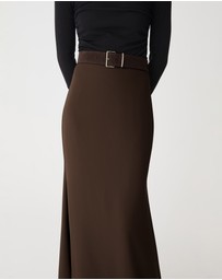Forcast - Caris Flared Maxi Skirt