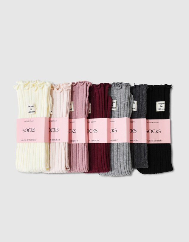 Belle & Bloom - Beloved 7 Pack Socks