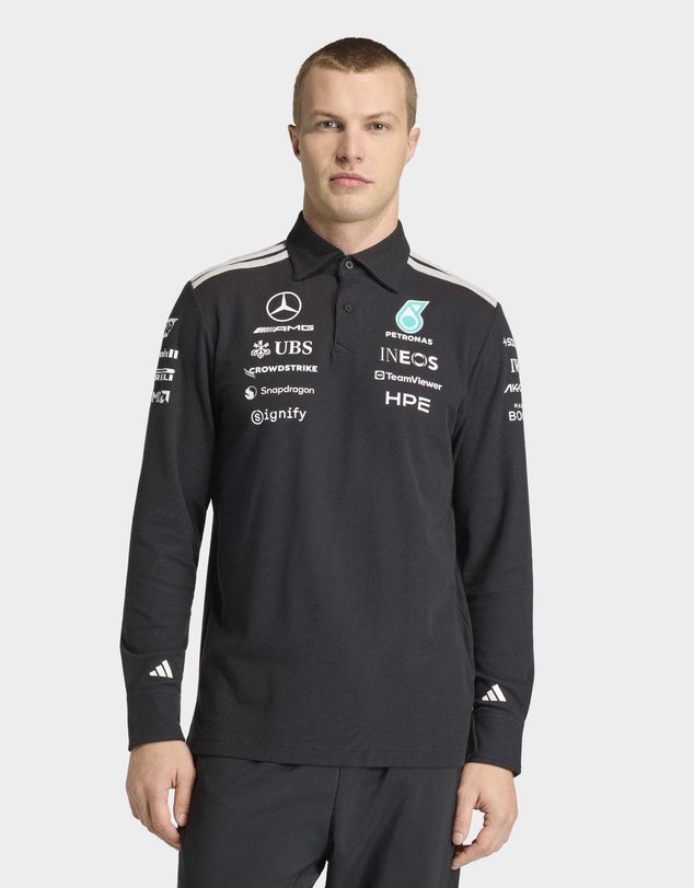 adidas Performance - MERCEDES - AMG PETRONAS FORMULA 1 TEAM ENGINEERS POLO LONGSLEEVE Mens