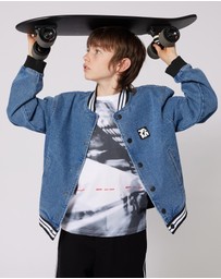 DKNY - All Over Print Short Sleeve T-Shirt - Kids-Teens