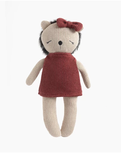 Living Textiles - Knitted Animal Toy - Helen the Hedgehog